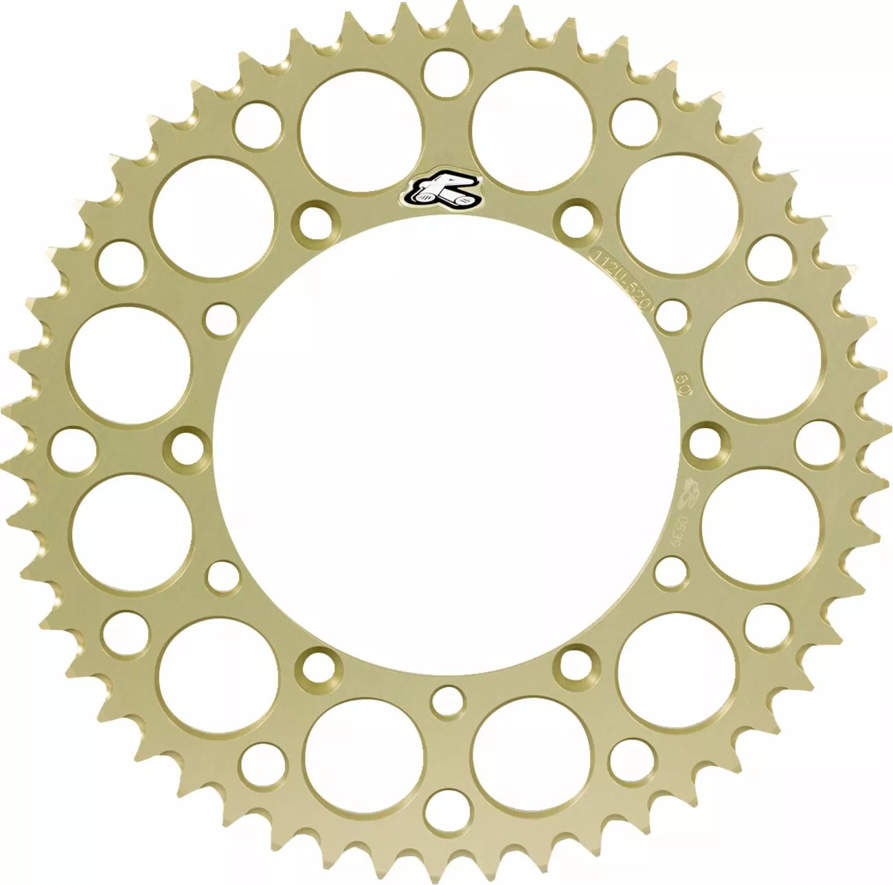 Couronne RENTHAL aluminium Ultra-Light anti-boue 150U - 520