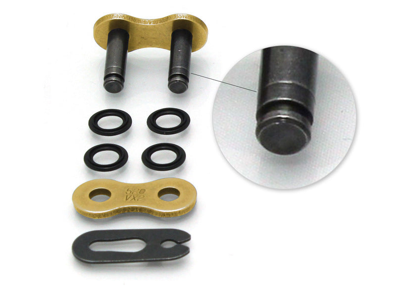 Attache type clip D.I.D 520VX3 X-Ring 520