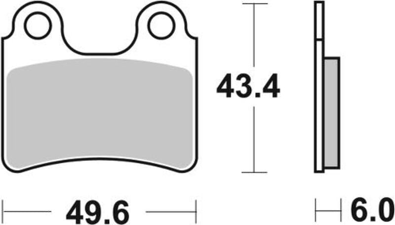 Plaquettes de frein BRAKING Off-Road métal fritté - 831CM46