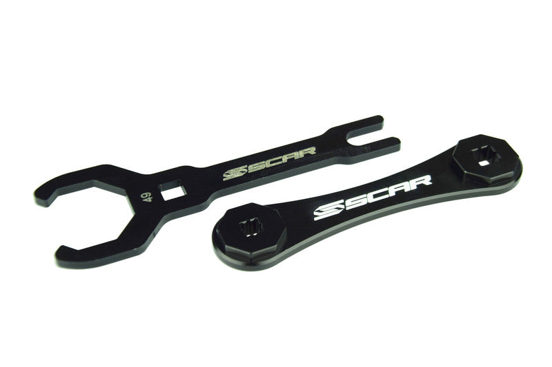 Clé de bouchon de fourche double SCAR Ø49mm/8 pans - fourches KYB