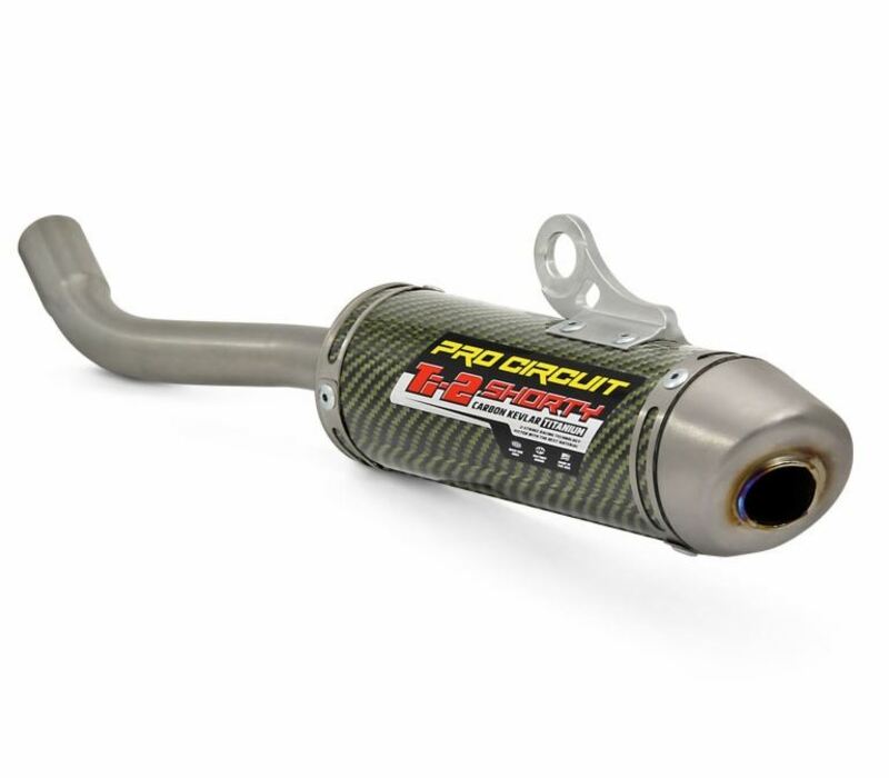 Silencieux PRO CIRCUIT Ti-2 carbone/casquette titane
