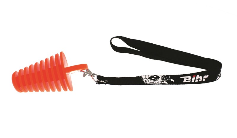Bouchon de pot d'échappement 2 temps BIHR noir Ø14 à 37mm