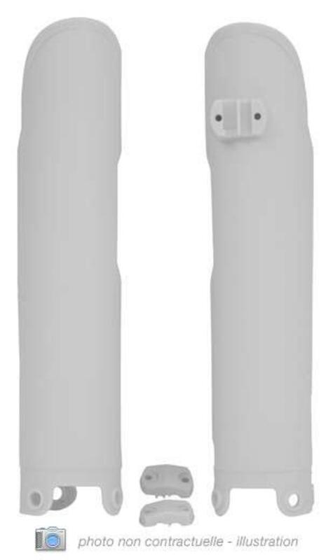 Protections de fourche RACETECH - blanc