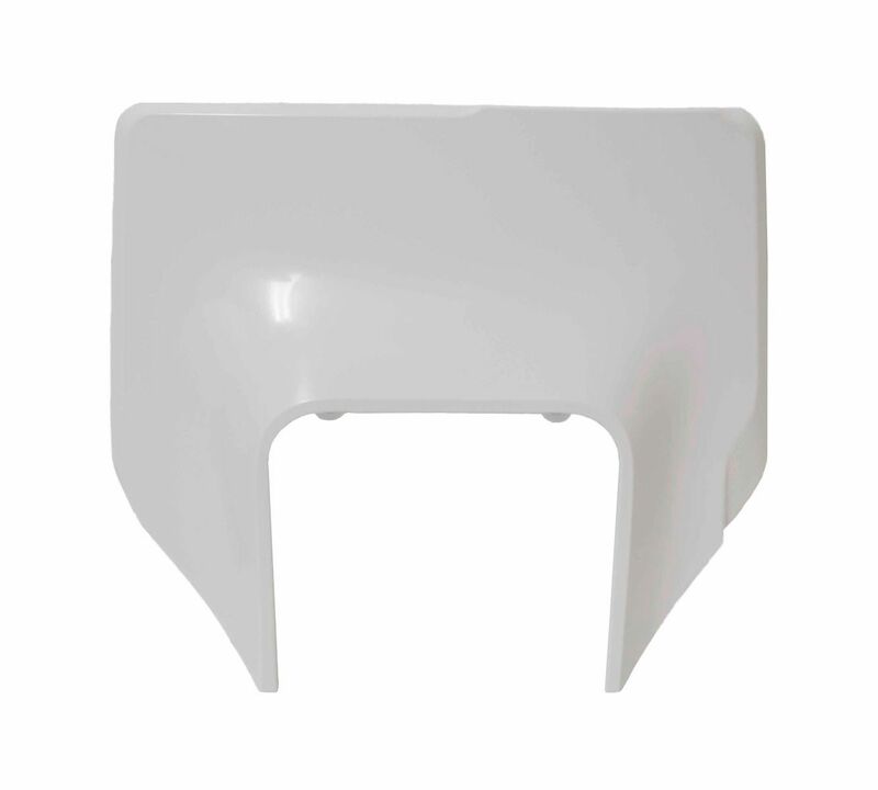 Plaque frontale RACETECH blanc Husqvarna