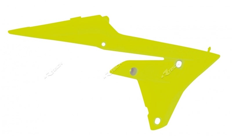 Ouïes inférieures de radiateur RACETECH jaune fluo Yamaha