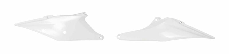 Plaques latérales RACETECH blanc