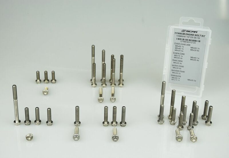 Kit vis moteur SCAR titane