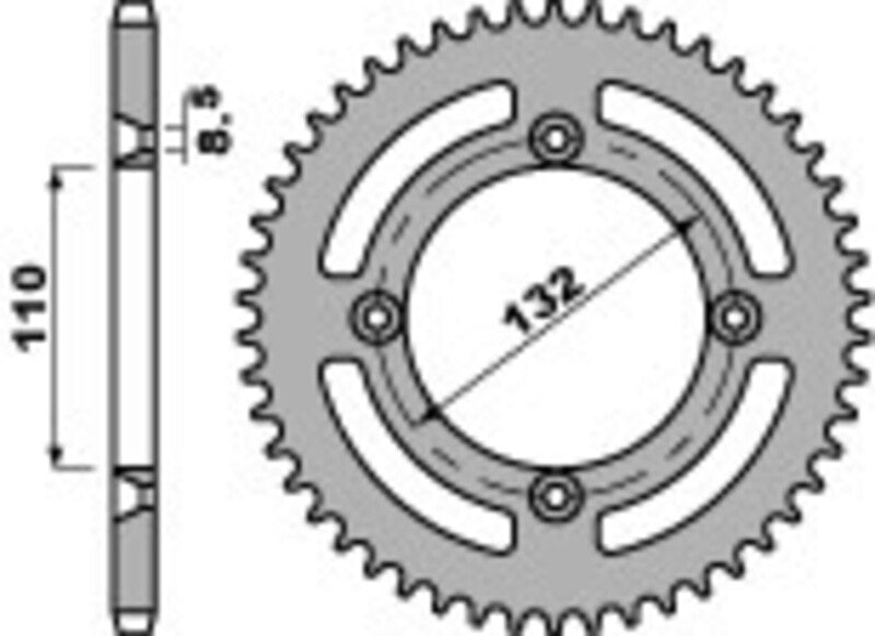 Couronne PBR alu standard - 428