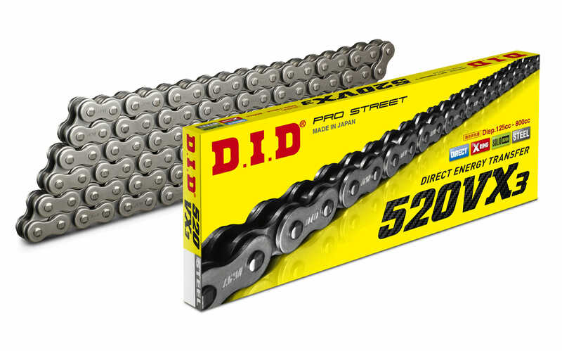Chaîne de transmission D.I.D 520VX3 X-Ring 520