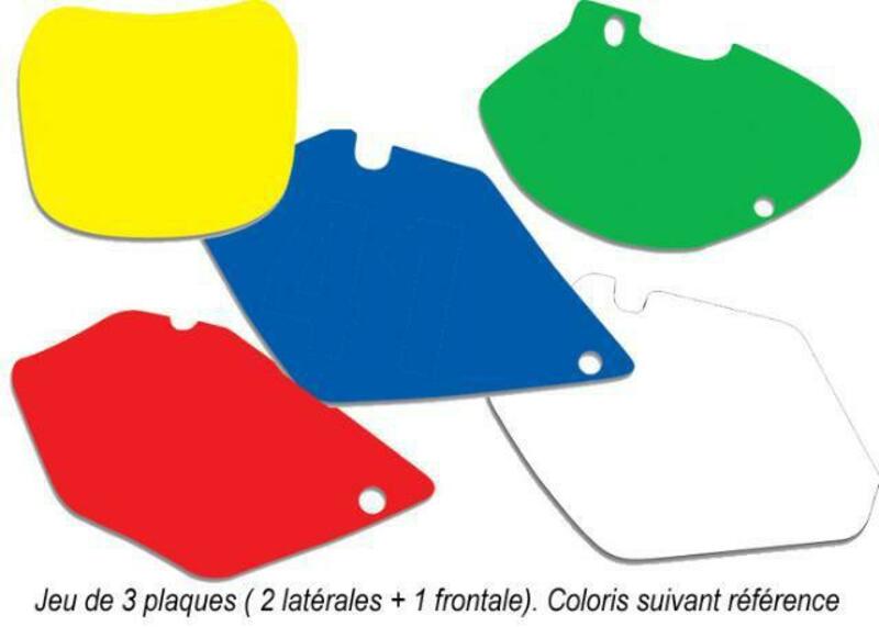 Fonds de plaque BLACKBIRD jaune Suzuki RM-Z450