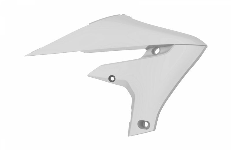 Ouïes de radiateur POLISPORT blanc Yamaha YZ450F