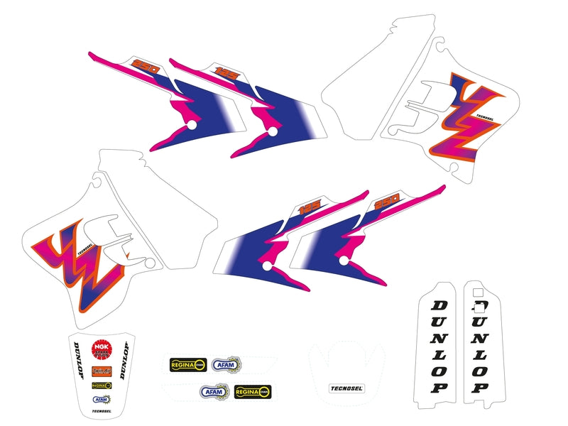 Kit déco TECNOSEL Team Yamaha 1993