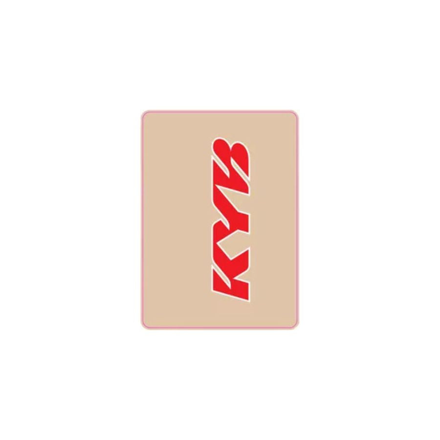 Stickers fourche KYB rouge