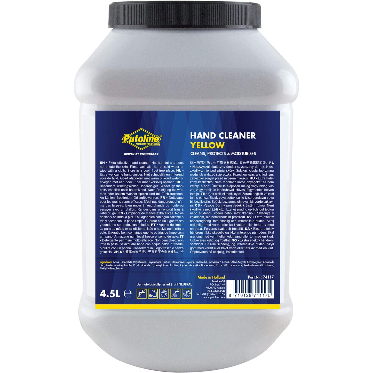 Pot de savon microbilles Putoline 4.5l