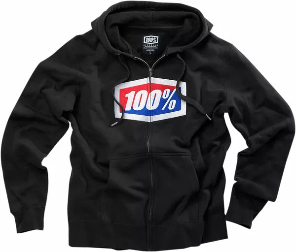 Sweat à capuche ZIP 100%