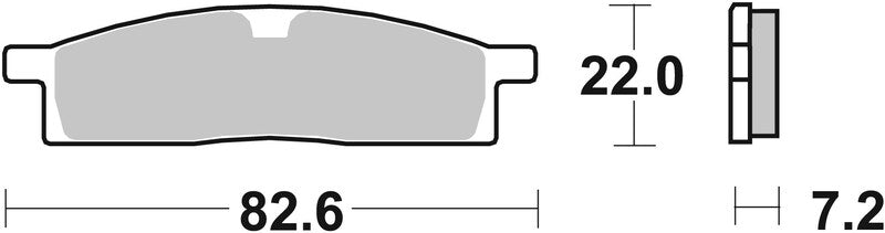 Plaquettes de frein BREMBO Off-Road métal fritté - 07YA16SD
