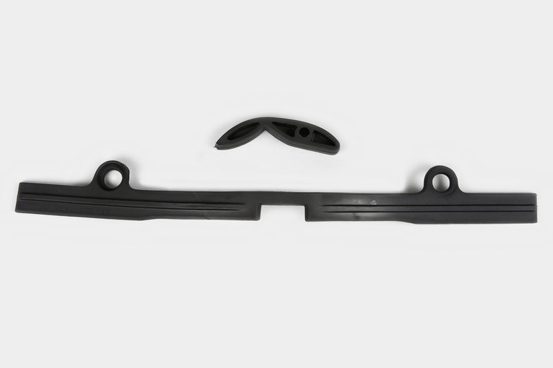 Kit patin de bras oscillant + patin de chaîne inférieur UFO noir KTM SX85