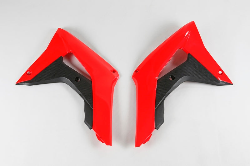Ouïes de radiateur UFO couleur origine 2017 rouge/noir Honda CRF450R