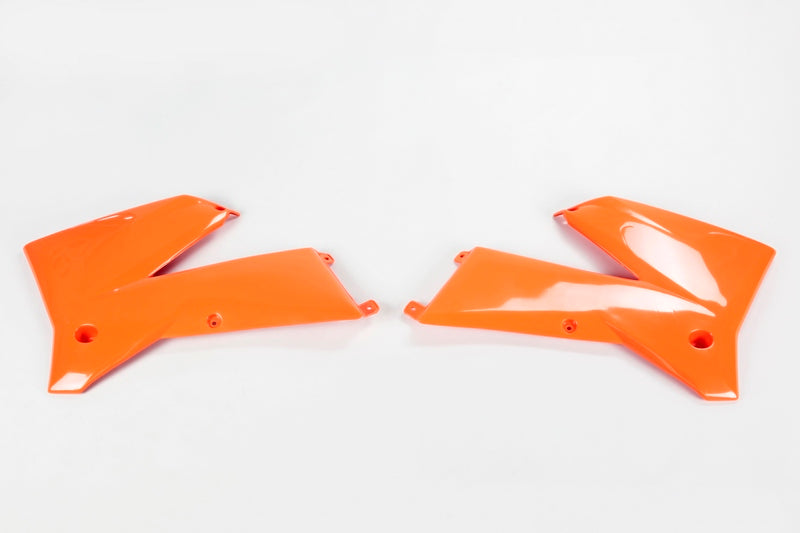 Ouïes de radiateur UFO orange KTM