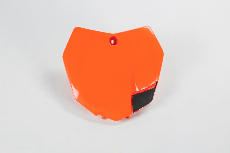 Plaque numéro frontale UFO orange KTM