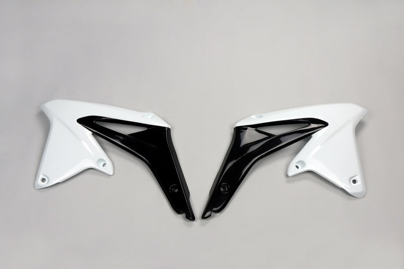 Ouïes de radiateur UFO blanc/noir Suzuki RM-Z450