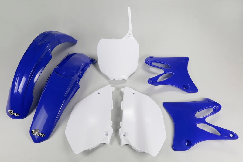 Kit plastique UFO couleur origine bleu/blanc Yamaha YZ125/144/250