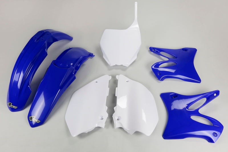 Kit plastique UFO couleur origine bleu/blanc Yamaha YZ125/144/250