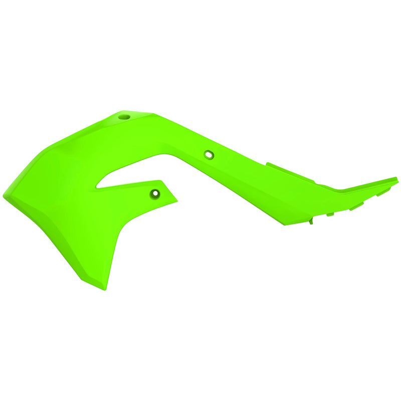Ouies de radiateur POLISPORT Lime Green Kawasaki KX450
