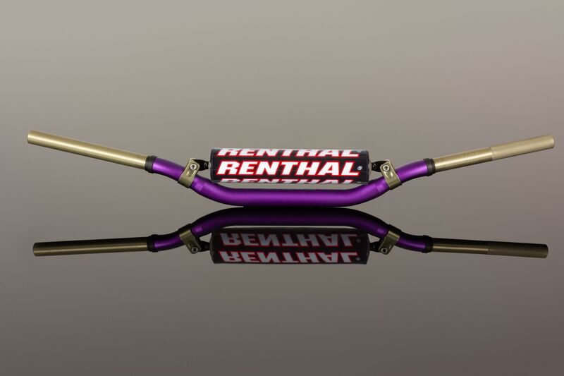 Guidon RENTHAL Twinwall violet