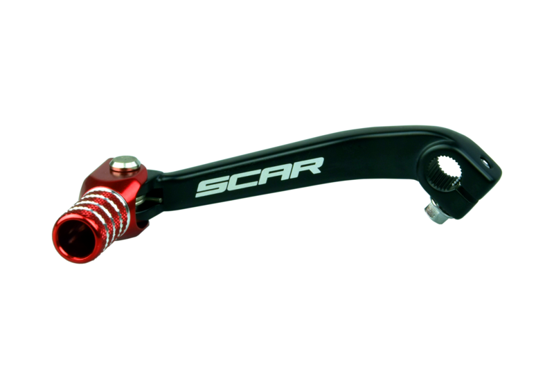 Sélecteur de vitesse SCAR noir/embout rouge
