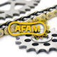 Kit chaîne AFAM 520MR2 standard - couronne standard