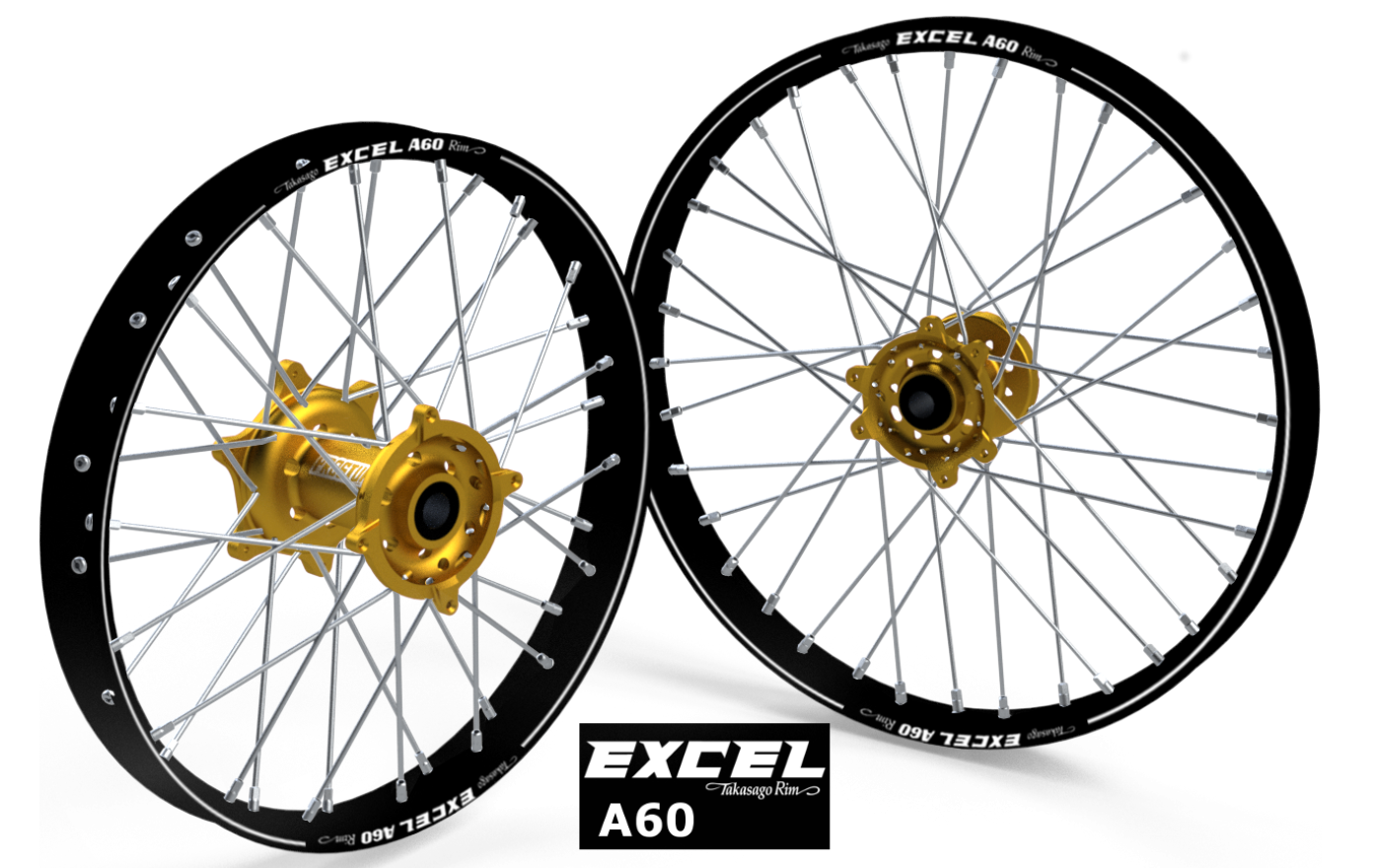 Paire de roues FUSION Prostuf/ Excel A60
