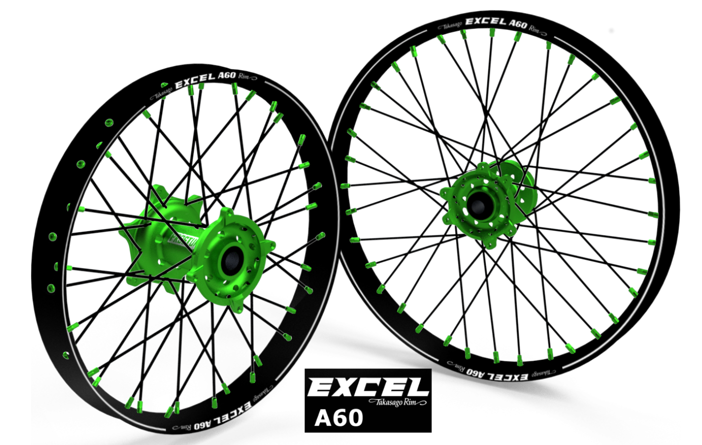 Paire de roues FUSION Prostuf/ Excel A60 - Black