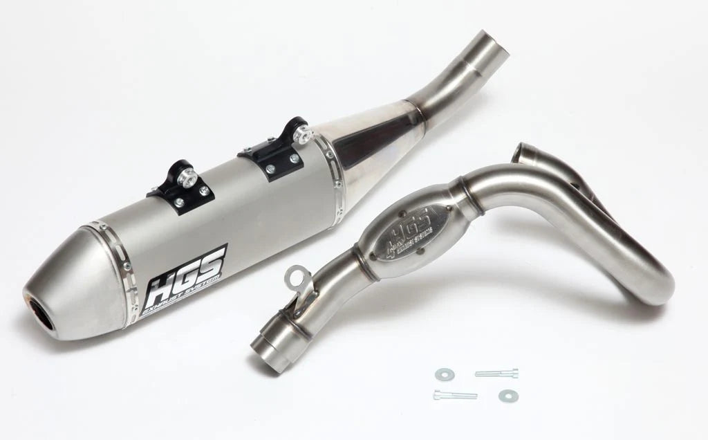 Echappement 4T complet HGS/BUD inox/alu