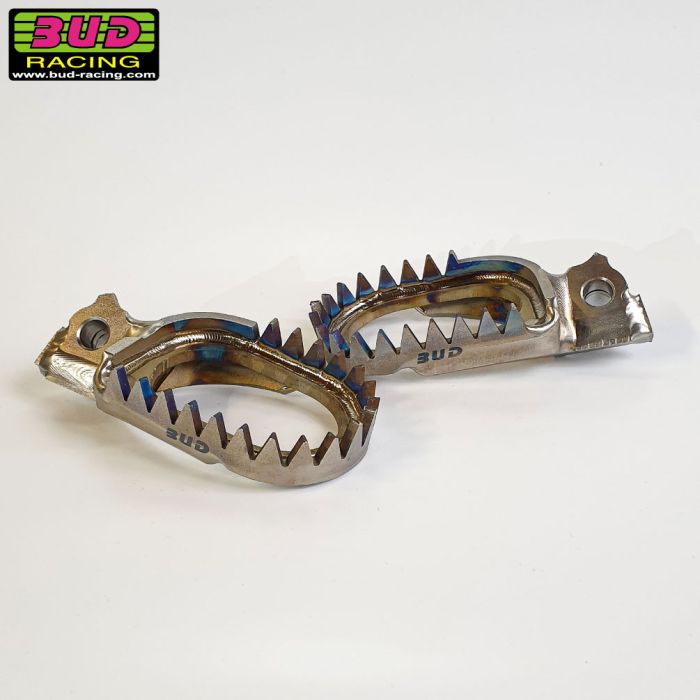 Repose-pieds titane Type Enduro
