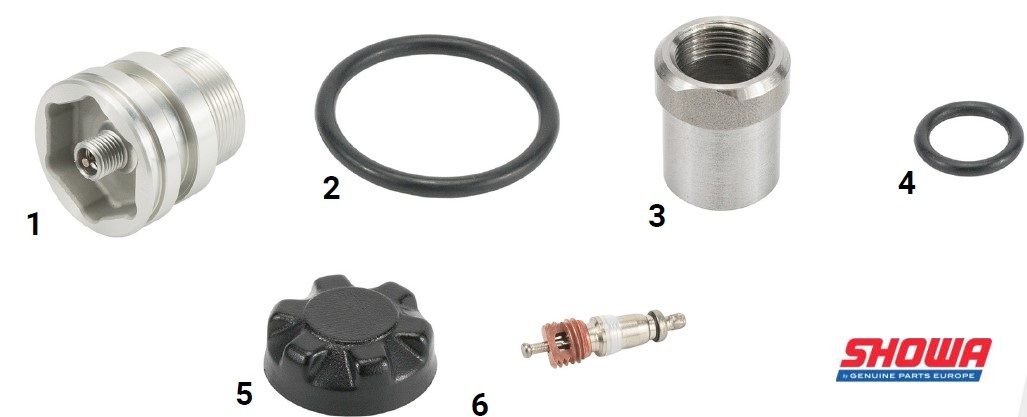 Showa fork Center bolt spring