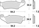 Plaquettes de frein BRAKING Off-Road/Quad métal fritté - 772CM44