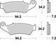 Plaquettes de frein BRAKING Off-Road métal fritté - 772CM46