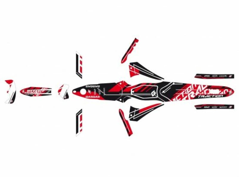 Kit déco BLACKBIRD Traction Gas Gas TXT PRO 125/200/250