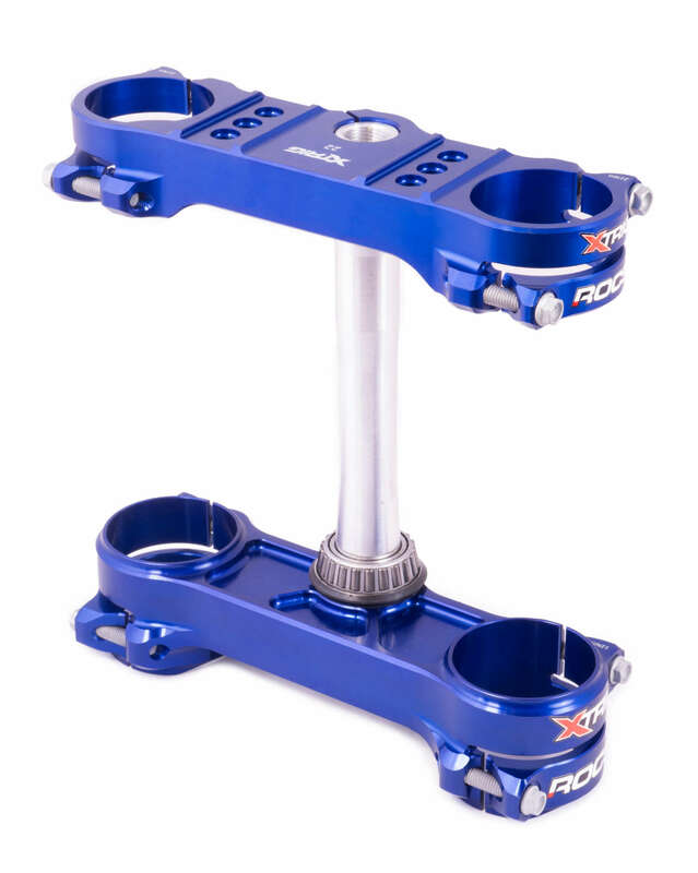 Té de fourche XTRIG ROCS Tech bleu Sherco