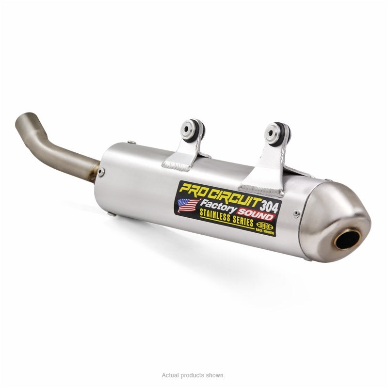 Silencieux PRO CIRCUIT 304 alu brossé/casquette inox GASGAS EC2500/300