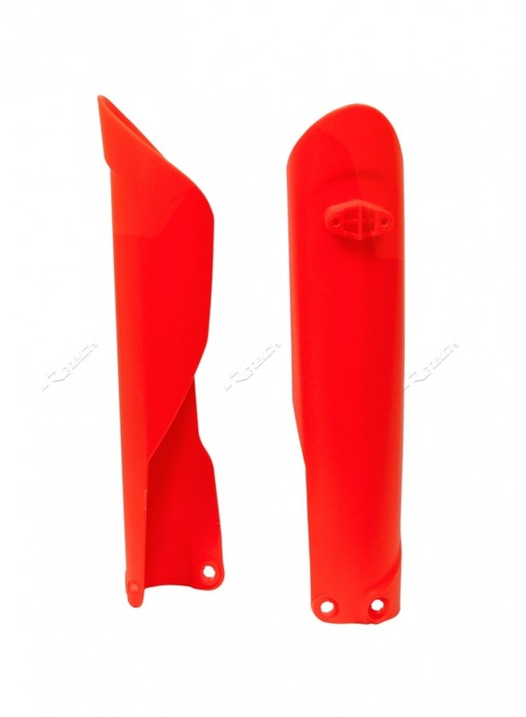 Protections de fourche RACETECH - orange fluo