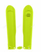 Protections de fourche RACETECH - jaune fluo