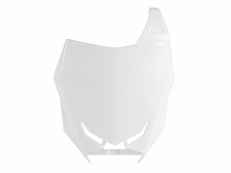 Plaque numéro frontale RACETECH blanc Suzuki RM-Z450