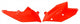 Plaques latérales RACETECH orange fluo