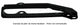 Patin de bras oscillant RACETECH noir Husaberg TE125/250/300