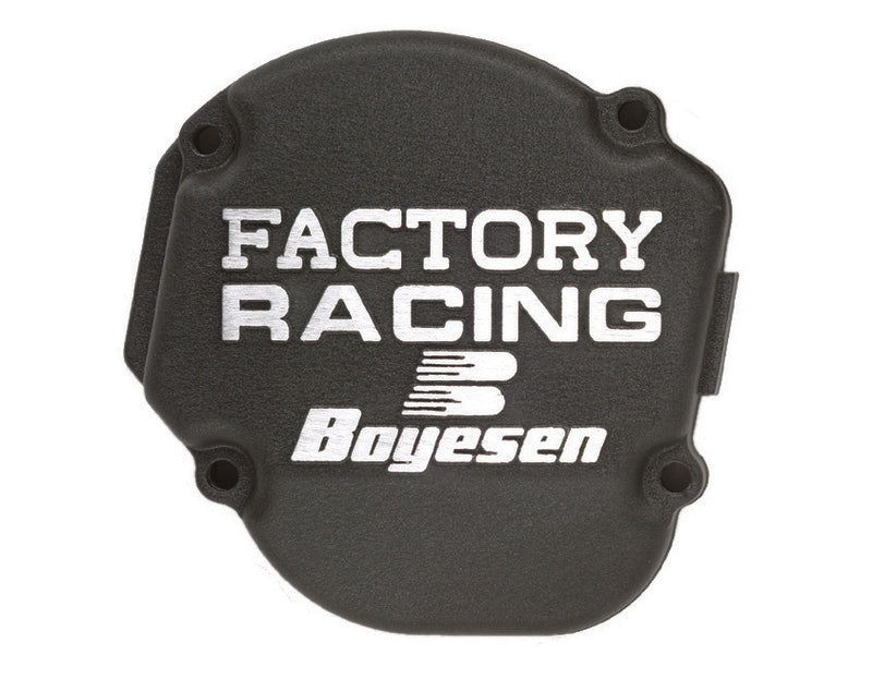 Couvercle d'allumage BOYESEN Factory Racing noir KTM/Husqvarna
