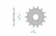 Pignon AFAM acier standard - 520