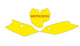 Fonds de plaque BLACKBIRD blanc KTM SX/SX-F