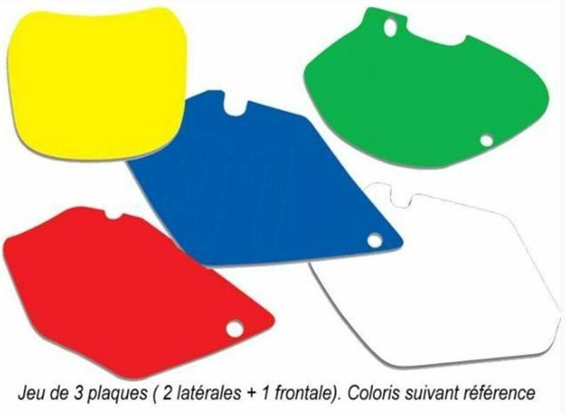 Fonds de plaque BLACKBIRD blanc KTM